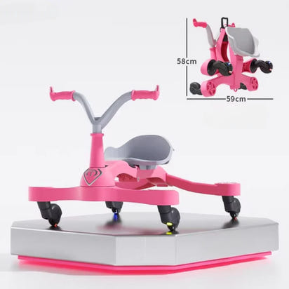 360 Degree Spin Drift Foldable Car with Ergonomic Seat