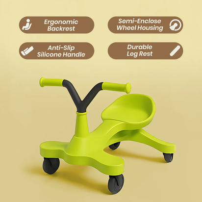 360 Degree Spin Drift Foldable Car with Ergonomic Seat