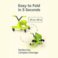 360 Degree Spin Drift Foldable Car with Ergonomic Seat